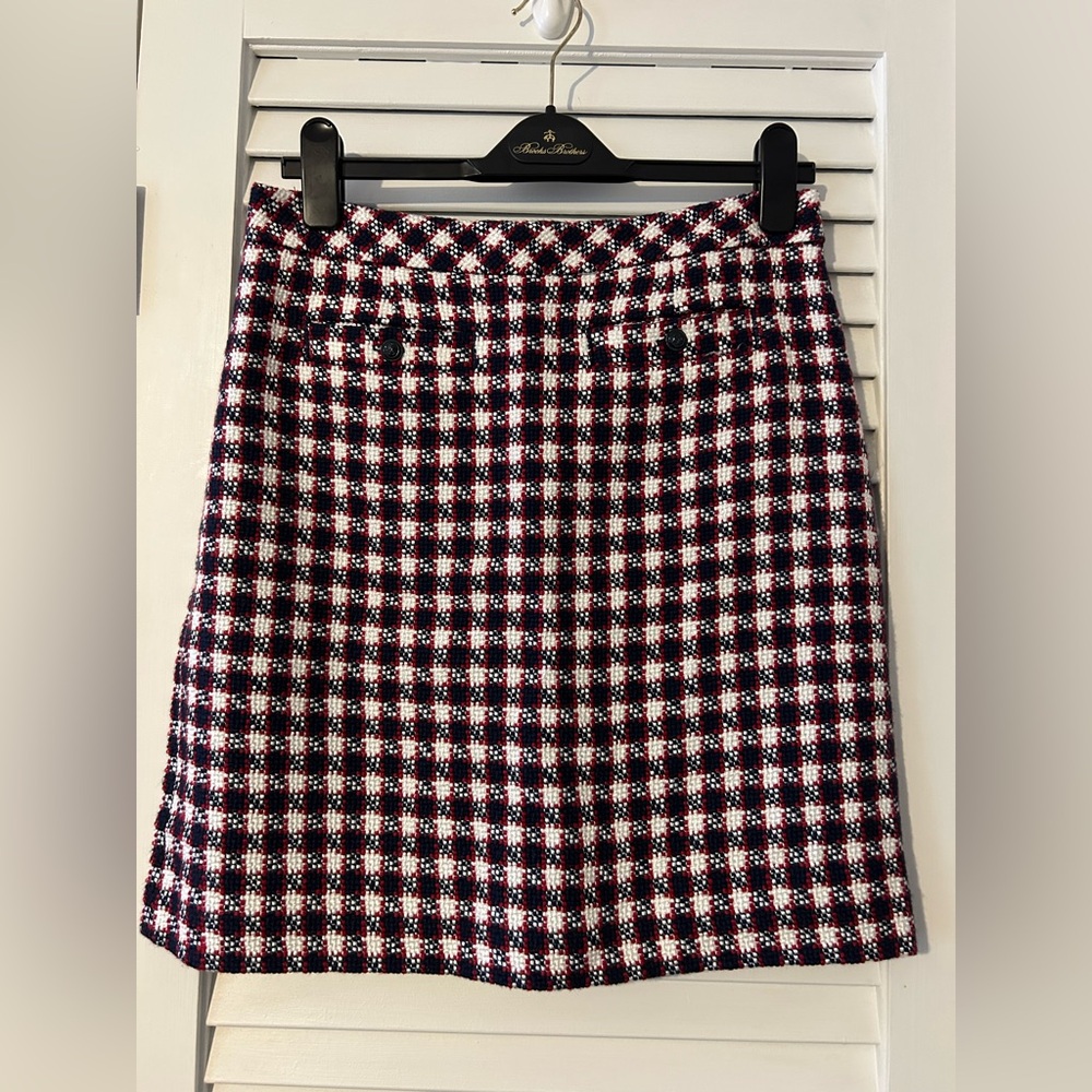 Brooks Brothers Size 6 Plaid Skirt